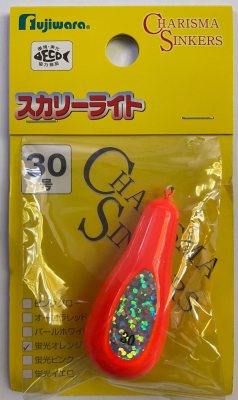 Грузило Fujiwara Charisma Sinkers 30гр -Orange, 52мм (282)